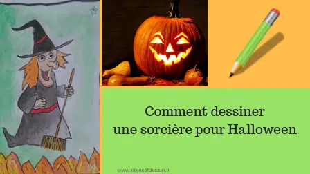Comment faire un dessin de sorcière ?