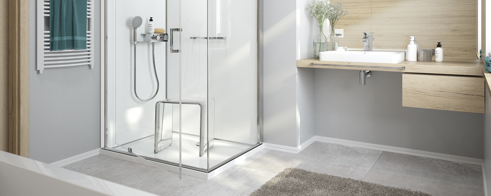 Comment faire une assise dans une douche ?