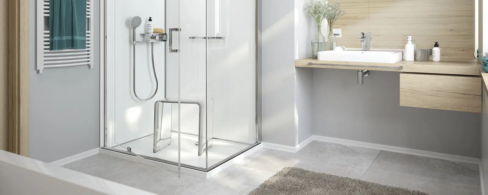 Comment faire une assise dans une douche ?