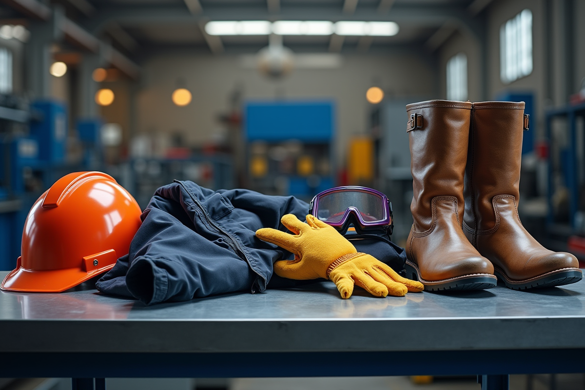 Equipements de securite pour la soudure sur une table propre