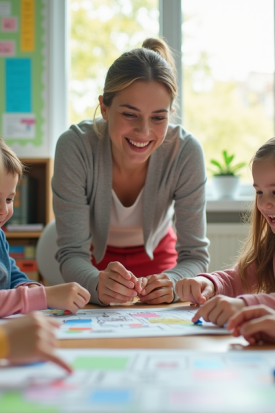 Apprentissage à l’école : jeu et relation pédagogique pour favoriser l’éducation