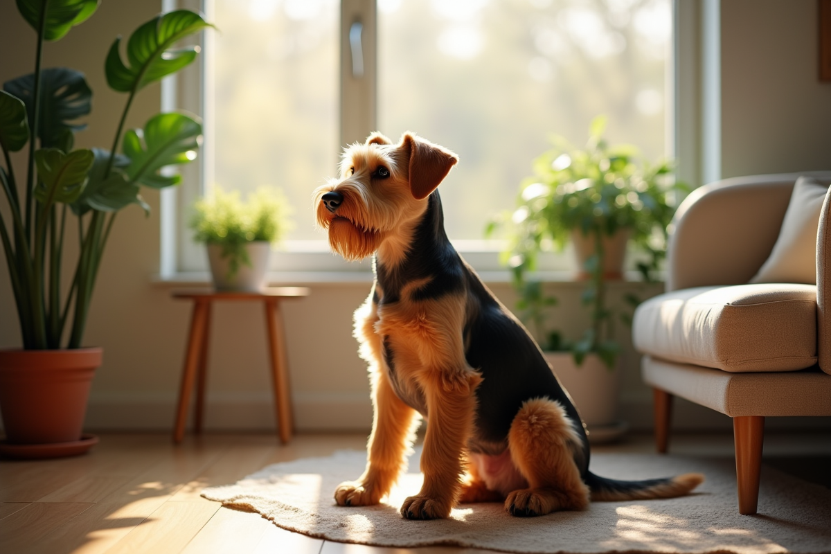 Pourquoi opter pour un airedale terrier comme animal de compagnie