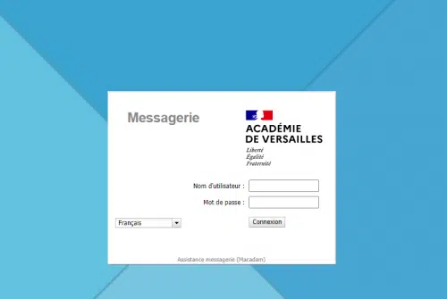 Messagerie Versailles : se connecter à la messagerie