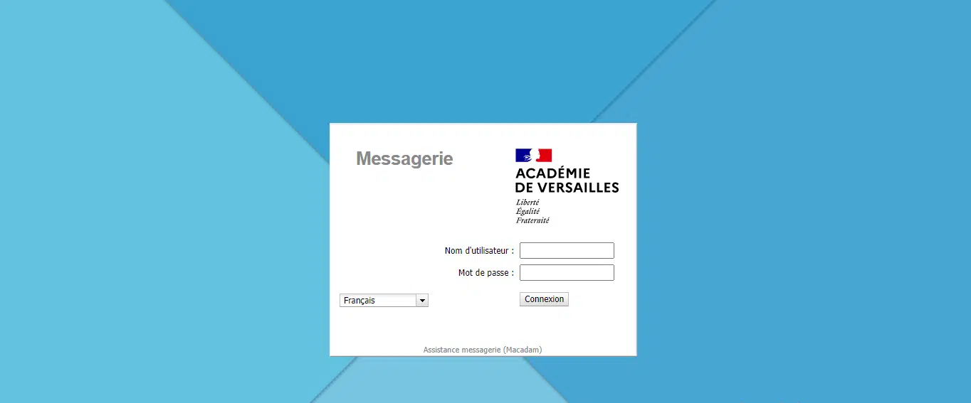 Messagerie Versailles : se connecter à la messagerie